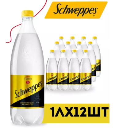 Schweppes SHVEPS Tonic Indiantonic 1l 12 But - Buy Online on GoSupps.com