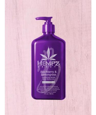 HEMPZ Body milk smoothing blackberry and lemongrass 500 ml - Buy Online on GoSupps.com