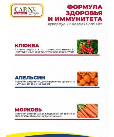 CARNI LIFE Salmon with orange and cranberry for sterilized cats 10kg - Buy Online on GoSupps.com