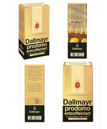 dallmayr Ground coffee without caffeine Dallmar PRODOMO 500 g - Buy Online on GoSupps.com