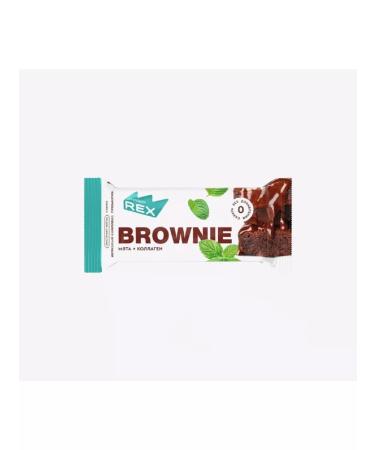 Protein Rex Browny cake protein mint with collagen 50 g 3 pcs - Buy Online on GoSupps.com