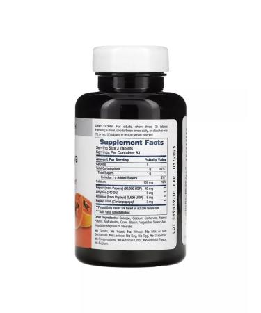 American Health Original papaya enzyme 250 tablets - Buy Online on GoSupps.com