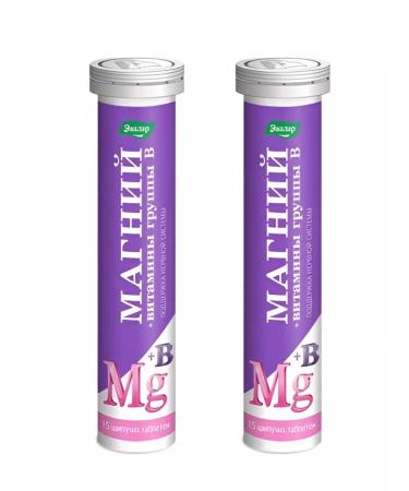 Evalar Magnesium + B vitamins in 2 pcs