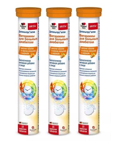 Doppelherz Active vitamins for patients with diabetes 3 pcs