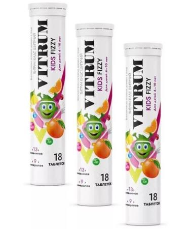 Vitrum Kids 3 pcs - Buy Online on GoSupps.com