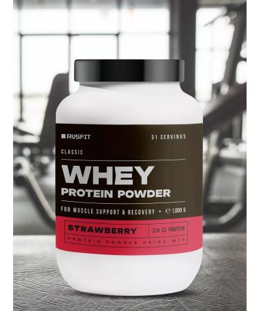 RUSFIT Wastein protein without sugar "Whey Protein Powder" - Buy Online on GoSupps.com