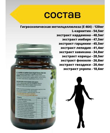 HHS A1 l carnitine + lepidium drug for weight loss - Buy Online on GoSupps.com