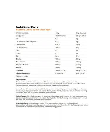 NUTREND Carbosnack isotonic gel carbosnek apricot 50g 1pc - Buy Online on GoSupps.com