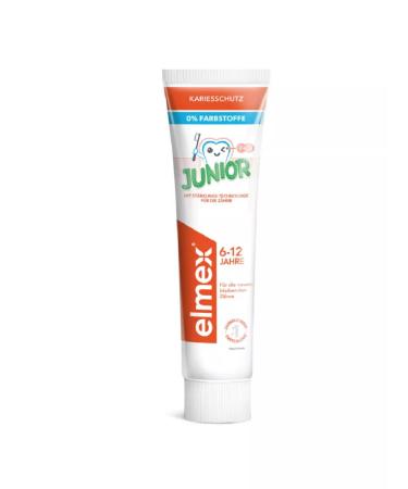 Elmex Children's toothpaste 6-12 years old Junior 75 ml - Buy Online on GoSupps.com