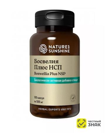 Nature's Sunshine Bosvelia plus NSP Boswellia Plus NSP 500 mg