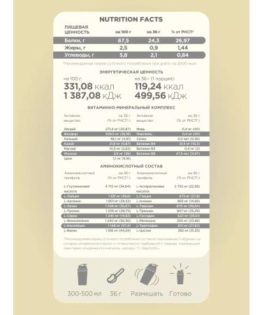 Fitrule Nutrition Fitrule Fitrula soy protein 800g banana - Buy Online on GoSupps.com