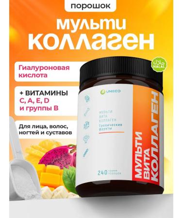 UNIECO Multi collagen peptide powder for skin and joints 240 g