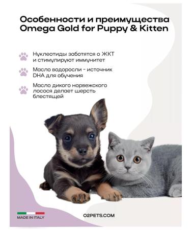 O2 Pets Vitamins for puppies and kittens for immunity 50 ml - Buy Online on GoSupps.com