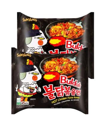 Noodles samyang-buldak acute chicken 2pcs - Buy Online on GoSupps.com