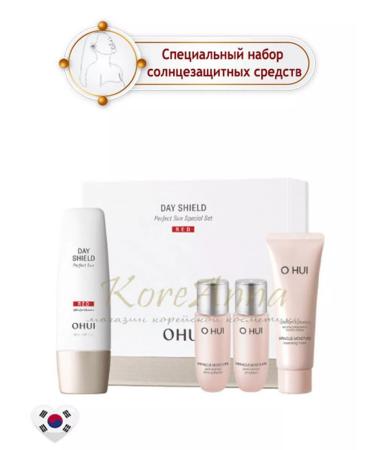 O HUI Day Shield Perfect Sun Red SPF Miracle Special Set