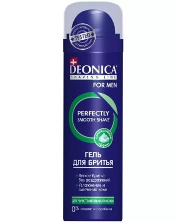 DEONICA Shaving gel for sensitive skin 200ml