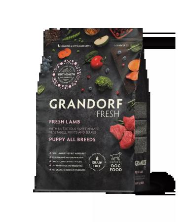 Grandorf fresh Form for puppies lamb meat with 3kg battles