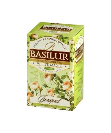 Green Basilur tea white magic 25 packages