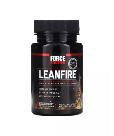 Force Factor Leanfire Formula for rapid weight loss 30 capsules - Buy Online on GoSupps.com