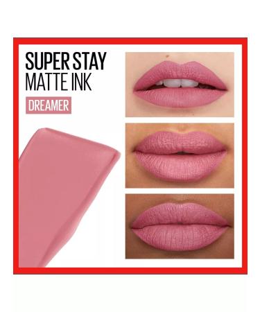 Maybelline New York Super -resistant liquid matte lipstick Super Stay Matte Ink 10 - Buy Online on GoSupps.com