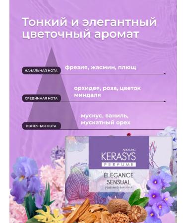 KeraSys Set perfumed soap romantic+charm+eleganes 3x90g - Buy Online on GoSupps.com