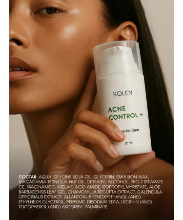 ROLEN Face cream for oily and problem skin against acne - Buy Online on GoSupps.com