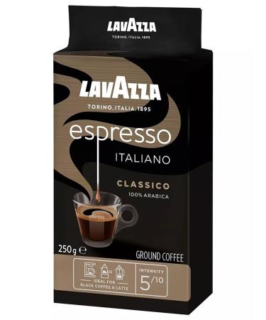 Lavazza Ground coffee 250 + 250 g Espresso Italiano Classico - Buy Online on GoSupps.com