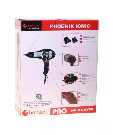 Hairway Feng for drying hair Phoenix Ionic 1800-2000w - Buy Online on GoSupps.com
