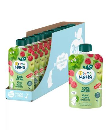 Frutonyanya Apple-Malina-Melissa 90g 12 pcs