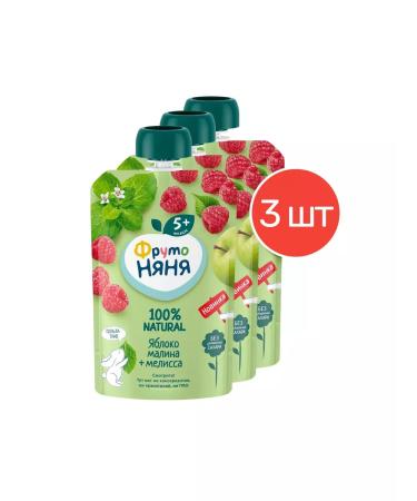 Frutonyanya Apple-plant-machine-mail 90g 3 pcs