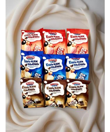 Three cows Two cats Sweets "eat as you drink" 9 packs mix - Buy Online on GoSupps.com