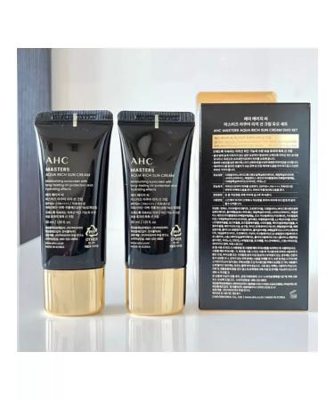 AHC Sunscreen cream SPF50+ Masters Agua Rich Sun Cream - Buy Online on GoSupps.com