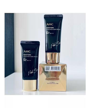 AHC Sunscreen cream SPF50+ Masters Agua Rich Sun Cream - Buy Online on GoSupps.com