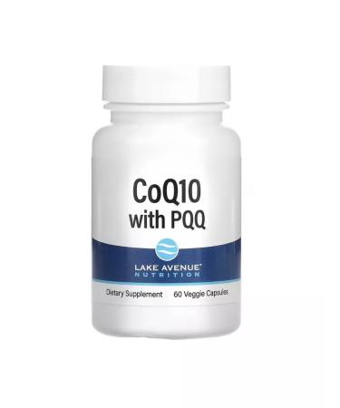 Lake Avenue Nutrition Coenzyme Q10 with PQQ 100 mg 60 capsules