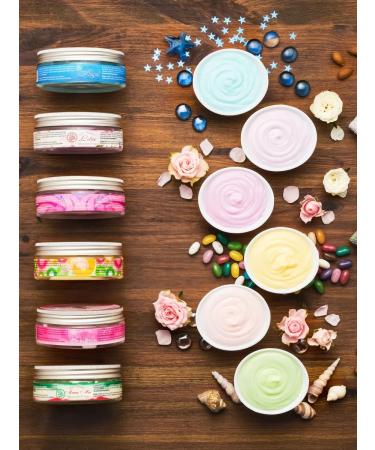 Saules Fabrika Cream Yogurt for Body Strawberries with Cream 200 G. - Buy Online on GoSupps.com