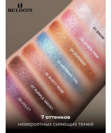 RELOUIS Feature shadows shiny Pro Eyeshadow Sparkle tone 01 - Buy Online on GoSupps.com