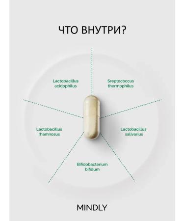 MINDLY Aviotic probiotic for healthy intestinal microflora 60 pcs - Buy Online on GoSupps.com