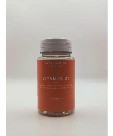 Myprotein Vitamin D3 1000 ME 180 capsules - Buy Online on GoSupps.com