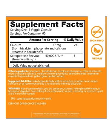 Doctor's Best Serrapeptase Serrapeptase - Buy Online on GoSupps.com