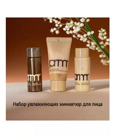 Example A set of moisturizing face miniatures