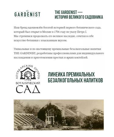 THE GARDENIST Birch tonic for Birch Tree Tonic Water 5x200ml cocktails - Buy Online on GoSupps.com