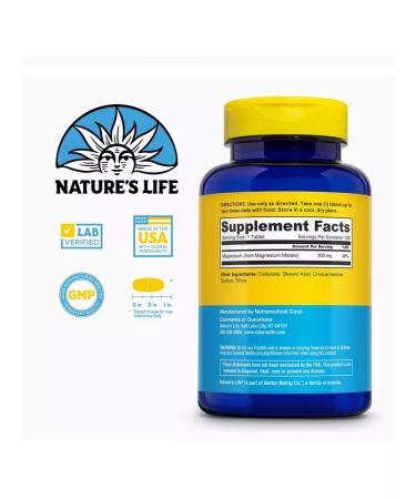 Nature's life Magnesium in tablets - Buy Online on GoSupps.com