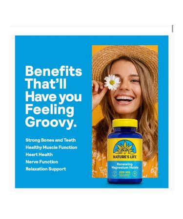 Nature's life Magnesium in tablets - Buy Online on GoSupps.com