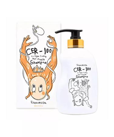 Shine Curl Elizavesa CER-100 SOLLAGEN COATING HAIR MUSCLE SHAM