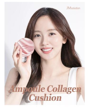 JMSolution Cushon for face with collagen ampoule collagen cushion Korea - Buy Online on GoSupps.com