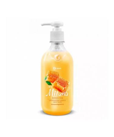 GRASS Cream-soap with dispenser milk and honey 500 ml - Buy Online on GoSupps.com