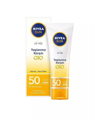 NIVEA Sunscreen for Facial Cream SPF50 50ml Poland