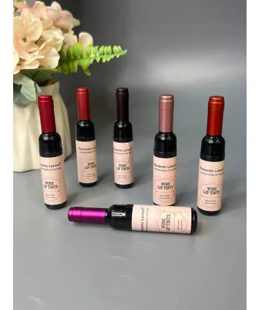 Wine Lip Tints Brill - Tint for the lips 6pcs
