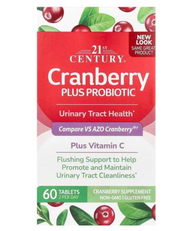 21st Century Cranberries plus a probiotic 60 tablets