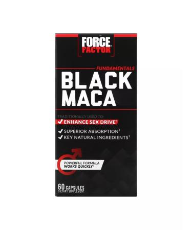 Force Factor Black poppy Black maca 60 capsules